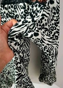 Animal Print Lace Top