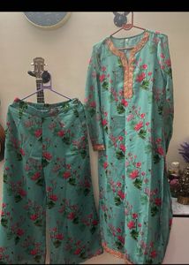Floral Print Kurta
