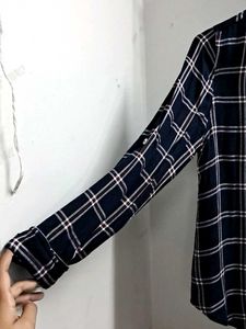 DNMX Blue Plaid Shirt