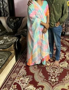 Colorful Printed Kurta Set with pant and dupatta