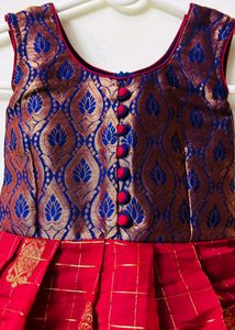 Kids Pure Silk Frock
