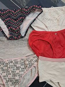 combo Of  Six  Imported Fabric  Panty in cotton