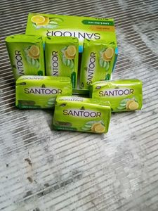 Santoor Soap (Set of 6)