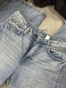 h&amp;m wide leg jeans
