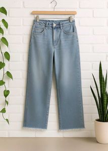 Wide Leg Cropped Jeans