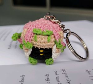 Mitsuri &amp; Iguru crochet Keychains