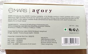 Agory 24 Shade cream palette with a super Pigment
