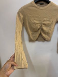 Ruched Long Sleeve Top