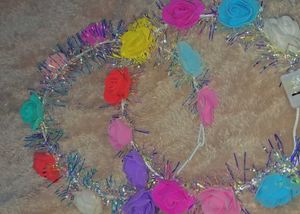 Flower head crown 🌻