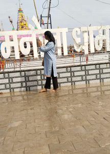 Sky Blue Kurti