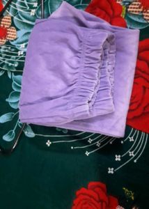 Purple Velvet Pants