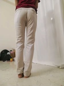 Casual Beige Pants