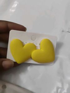 Heart Shaped Korean Earrings