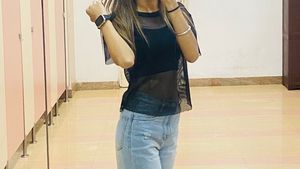 See Through Top Black