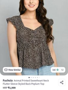 Pretty Loving Thing Sweetheart Neckline Top [Xs]