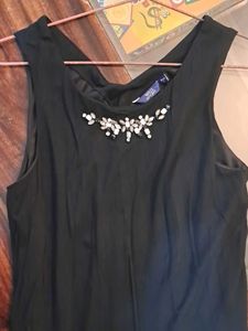 Elegant high low Black Dress