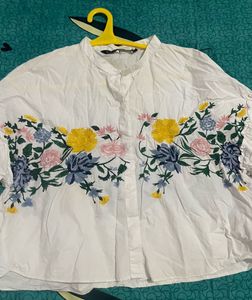 Zara White Top