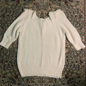 Preppy White sweater