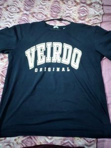 Unisex Veirdo Oversized Tshirt Navy Blue