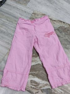 Cute Pink Girls' Pants