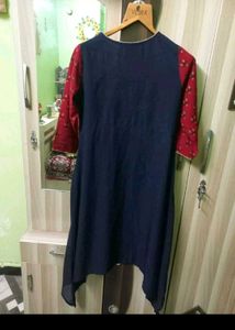 stylish Red &amp; Blue Kurta