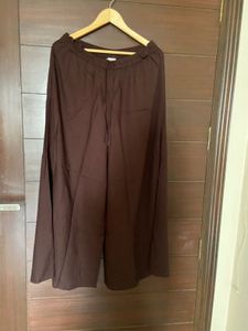 Max Women’s Coffee Brown Colour Flared Palazzo (xl