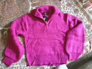 Ribbed Sweater Top 💗