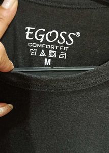 Egoss Black Full Sleeve Tee