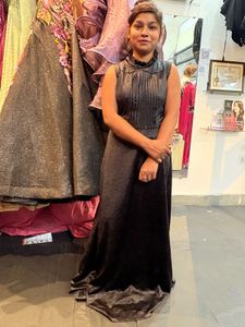 Navy blue New gown | casual party wear