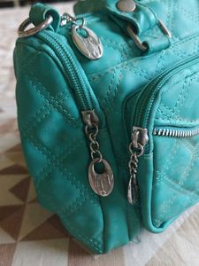 Small Handbag Cyan Colour