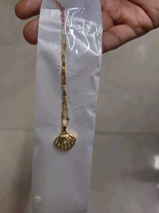 18k Gold Plated Shell Pearl Necklace (New Design)
