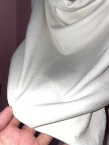 Elegant White Draped Top