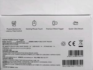 Realme Mobile Gaming Trigger (With Original Tag)