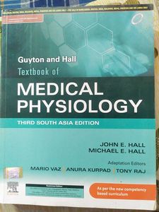 Medical Physiology Guyton And Hall For 1st Year