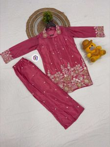 Yellow Shirt &amp; Plazoo Set For Haldi