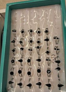 Pack Of 25 adjustable Silver Rings