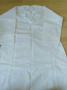 White Cotton Kurta