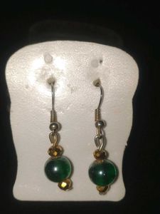 BUY 1 GET 2 FREE Emerald Green Dangle Earrings