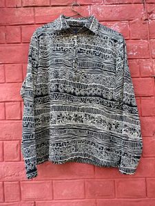 Patterned Long Sleeve Shirt