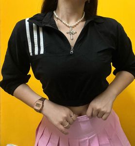 Adidas Cropped Quarter Zip