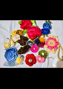 Assorted Handmade loose Mix Flowers 20 pcs
