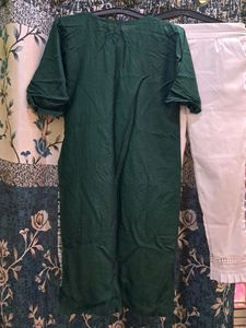 Chikankari kurta Set With Pocket