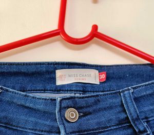 Miss Chase Denim Jeans Dark Blue