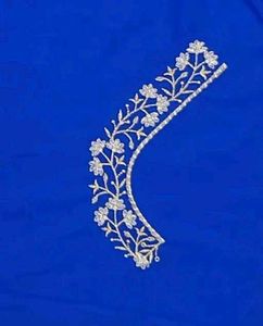 Embroidered Green Blouse piece