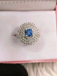 Pure Silver Ladies Ring