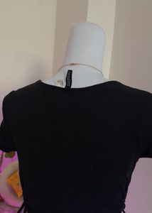 Ribbed Tie Tee