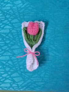 🌷Handmade Crochet Single Tulip Bouquet