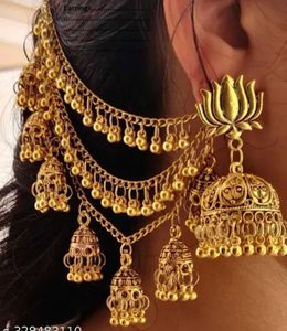 Ear Chain Jhumka available in 3 different designs