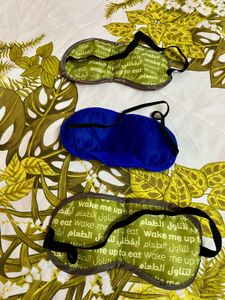 Travel Eye Masks - Set Of 3