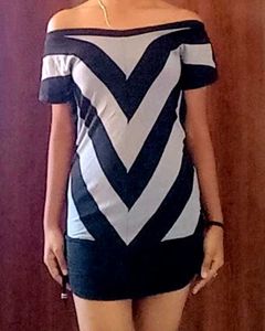 Off-Shoulder Mini Dress
